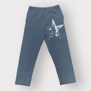 Blue gray dolly sweatpants(S)
