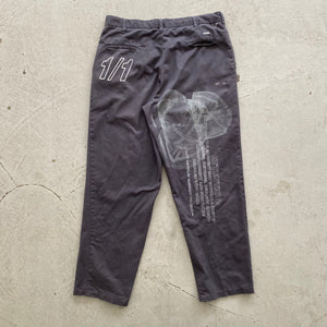 Charcoal work trousers (34” x 30”)