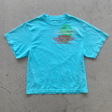 Load image into Gallery viewer, Bright Teal trash tee (XS)
