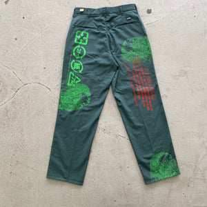 Green work trousers (32” x 30”)