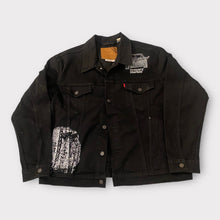 Load image into Gallery viewer, Black denim jacket - XL
