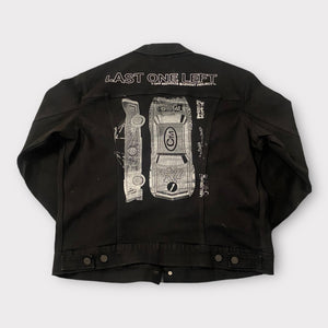 Black denim jacket - Large