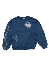 Load image into Gallery viewer, Heather Navy crewneck (M)
