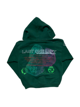 Load image into Gallery viewer, Dark Green Youth Hoodie (M 10-12)
