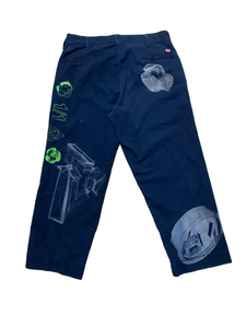 Navy work pants (34x30)